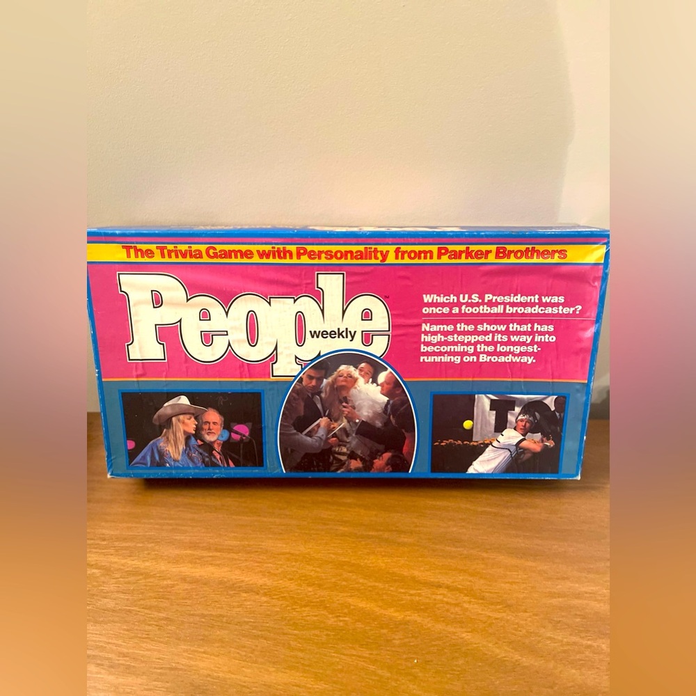 VINTAGE PEOPLE magazine board game 1980s sealed game pieces